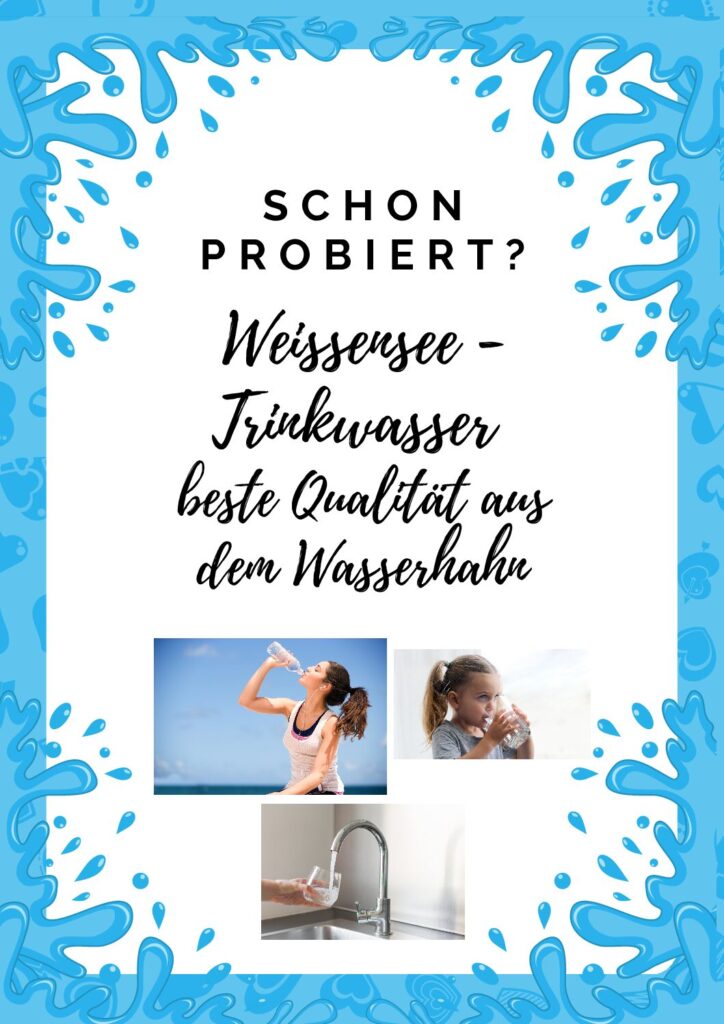 Kärntner Trinkwasser- reinstes Weissenseewasser